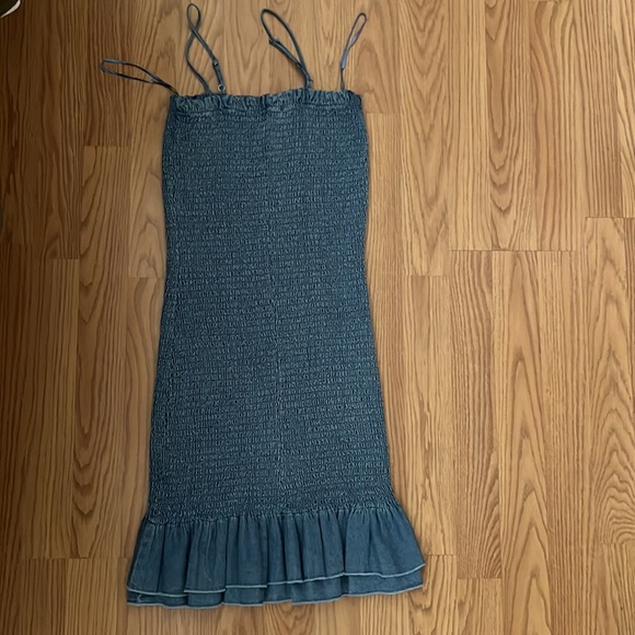 blue tight mini dress - Picture 2 of 3